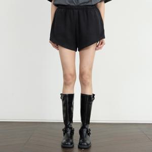 미네랄 워싱 마이크로 스웻쇼츠 [BLACK]