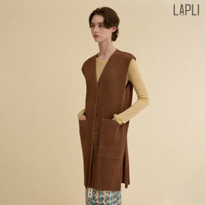[최초가 149000원] 버튼 장식 롱 베스트_LPVTF025003