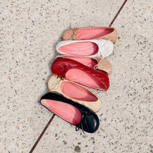 [리퍼브][정상가:112,000원] 8Colors_핸드메이드 퀄팅 발레리나 플랫슈즈ㅣKM042
