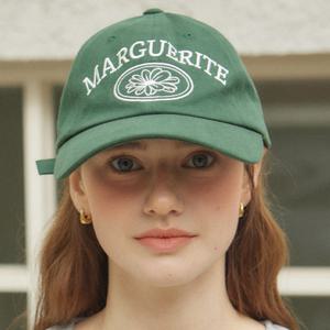 [아워호프] Margaret Embroidery Ball Cap - Green [H25SP2-AC02-GRN]