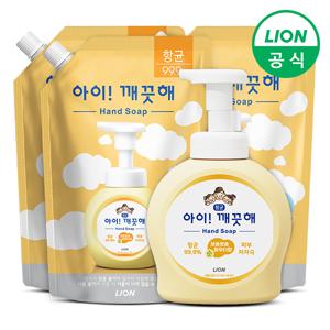아이깨끗해 용기 490ml 1개+리필 600ml 3개