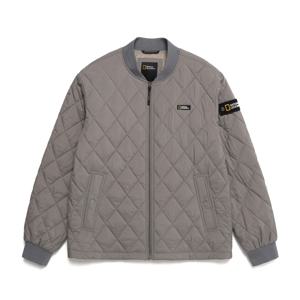 N234MPD930 오릭스 야구넥 퀼팅 스타디움 점퍼 STONE GREY
