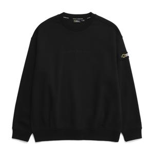 N233USW030 루트라 세미 오버핏 맨투맨 CARBON BLACK