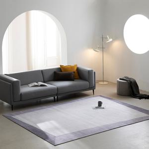 한빛카페트 엣지그레이 워셔블 엠보셔닐 카페트 러그 4size