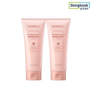 동국제약 릴렉싱 핏페이스 부스팅 크림 150ml 2개 미백 주름개선 기능성 저자극 피부 탄력 광채 수분 보습