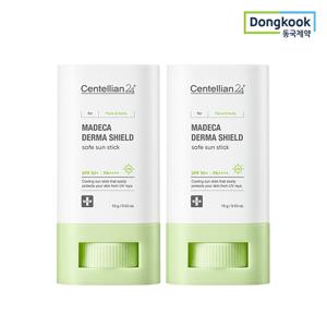 마데카 더마쉴드 세이프 선스틱 18g 2개(SPF50+ PA++++) 24H 촉촉 쿨링효과 진정 자외선차단제