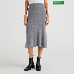 Ribbed knit skirt 3F_1044D0008_GR