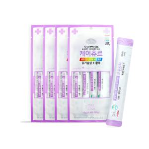데이스포 고양이 케어스틱 츄르 닭가슴살+황태 15g 4개입 4팩 (16스틱)
