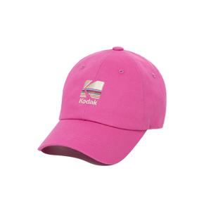 레인보우 자수 볼캡 PINK