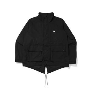 피쉬테일 스텐넥 자켓 BLACK