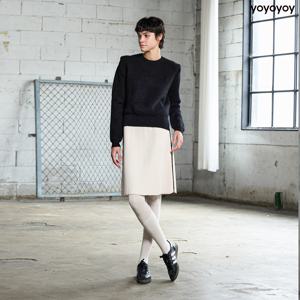 yoyoyoy여성[최초가 119,000원] H라인 패딩 플리츠 스커트_AI10WNPSK01