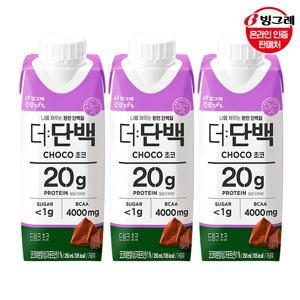빙그레 더단백 드링크 초코 250ml 18개x2박스