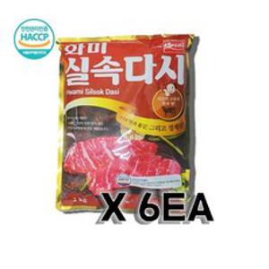 화미 실속다시, 2kg, 6개