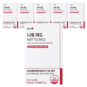 닥터포틴 나토레드 영양제 15g, 30정, 6개