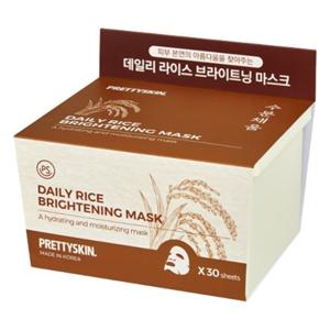 뽑아쓰는 마스크팩 1일1팩 데일리팩  라이스 브라이트닝 30매