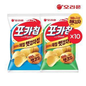 오리온 포카칩 어니언(66g)x10+오리지널x10