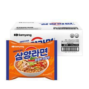 (한정수량)삼양 삼양라면 20입 1박스 (총 20개) / 낱개/ 박스