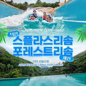 |단독특가| 스플라스/포레스트 리솜 2개 지점 스파/워터파크 입장권 (옵션별 이용기간 상이)