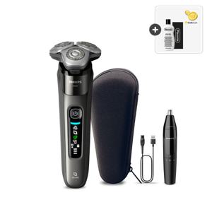 체감가 28만원대) PHILIPS 필립스 i9000 시리즈 전기면도기 다크 슬레이트+코털트리머 바디로션+쇼핑백 증정