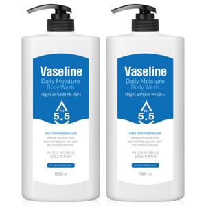 바세린 약산성 바디워시 대용량 (오늘만 개당 6950원)1000ml 2개 (베이비파우더향)