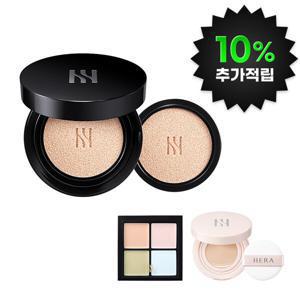 (10%캐시)헤라 블랙쿠션 본품+리필 (21N/23N/21C) +페이스 코렉팅 팔레트 + 미니 파운데이션 쿠션 5g