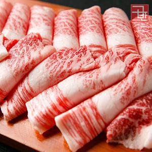 고반한우 1++등급 투쁠 한우 차돌박이 200g x 3팩 (총 600g) / 한우 투쁠 도매