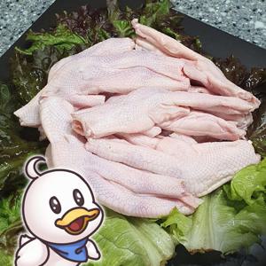 한결컴퍼니 강아지 애견 수제간식 생오리발 1kg 냉동