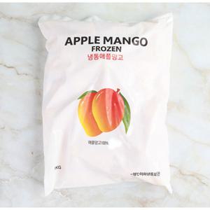지안 냉동 애플망고 다이스 1kg+1kg (총 2kg) 페루산 세척 냉동과일 스무디