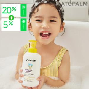 (베페12%+5%)아토팜 프레쉬 2in1 샴푸 1+1+리필 250ml 증정/클렌저/샤워패드/수딩젤/허니로션/마스크팩 외