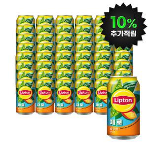 립톤 아이스티 복숭아맛 제로 355ml 48캔 복숭아맛 음료/ 홍차음료 / 아이스티 / 제로칼로리