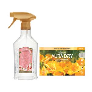 아우라 건조기용 드라이시트 윌유메리미 120매 + 섬유향수 윌유메리미 400ml