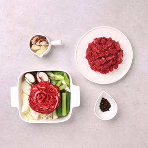 (한정수량) 한우 1+등급 국거리 불고기 500G / 무료배송