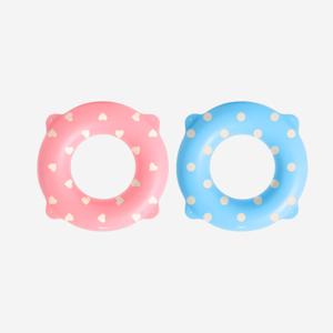 아이오감 원형 튜브 아동용 2종 블루 60cm 1개+하트 60cm 1개