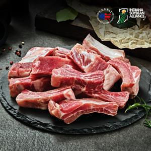 (신선집중) 뜯어먹는 재미가 있는 쪽갈비 바베큐 캠핑 구이용 400gX4팩 (총1.6kg) 미국산