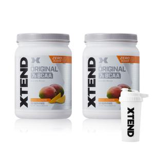 동아제약 엑스텐드 BCAA 망고 매드니스 50회분 x2통 + 엑스텐드 타이푼 쉐이커 증정