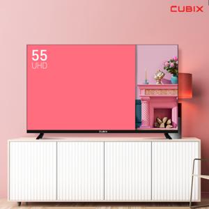 큐빅스 139cm 55인치 4K UHD LED TV 1등급 티비 CBXTV550UHD 5년 AS보증