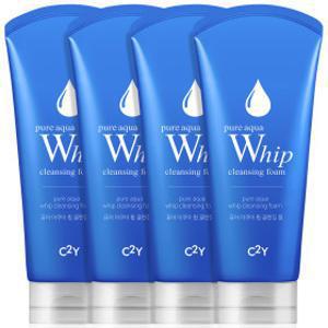 (오늘만 8930원)아쿠아 휩 폼클렌징 120ml 4개 대용량 약알칼리 클렌징폼