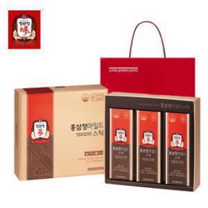 정관장 홍삼정 마일드스틱 10ml 30포+쇼핑백- 선물포장 6년근 홍삼농축액 활기력 홍삼원 골드
