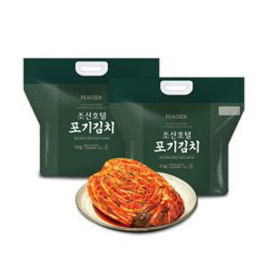 피코크 조선호텔 포기김치 4kg X 2팩 (총 8kg)