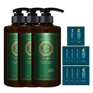 (빡세일특가+파우치10매증정) 2+1 댕기머리 오리지널 명품 샴푸 500ml 탈모증상완화 기능성 유해성분 무첨가