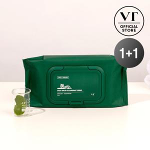 (1+1) VT 시카 마일드 클렌징 티슈 50매 2개 (총 100매 구성)