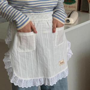 레이스 프릴 미니 앞치마 짧은앞치마 카페 신혼집선물