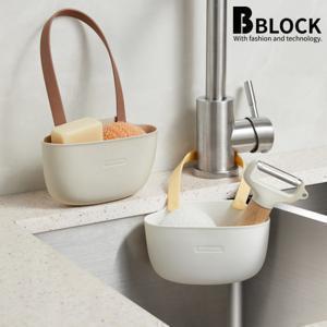 비블럭 자동 물빠짐 실리콘 수세미 걸이 정리 홀더 거치대 1+1 브랜드 이벤트 진행중