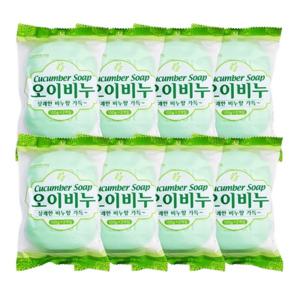 오이비누 100g 2개입-8개 세안 세수 샤워 목욕 업소용 모텔 호텔 사우나 목욕탕 회사 공장 미용비누