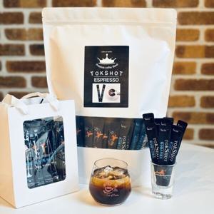 톡샷 에스프레소 캠핑용 대용량 액상커피 11ml x 100개입 선물세트 스틱커피 아메리카노 라떼 홈카페 사무실