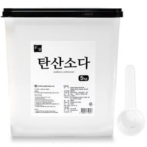 (100% 미국산) 순담 탄산소다 5kg 미국산 탄산나트륨 워싱소다 세탁보조제 세제 세정제