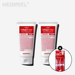 15%+5% 메디필(1+1)레드 락토 콜라겐 클리어 폼 클렌저 2.0 120ml 모공약알칼리성