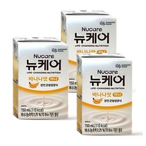 뉴케어 바나나맛 미니 150ml x 24팩 환자 영양식 식사 검은깨 구수한맛 3종류중 선택