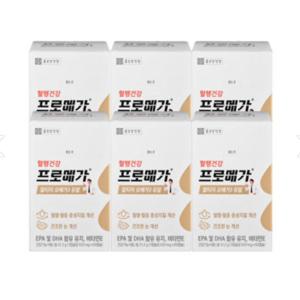 종근당건강 프로메가 알티지 오메가3 듀얼 60캡슐 x 6박스 총 6개월분