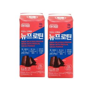 대상웰라이프 마이밀 뉴프로틴 딥초코 190ml x 16팩 마시는 단백질 음료